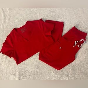 RED FIGS Regular Scrubs Set. Casma top & Kade pants *COMES AS A SET*